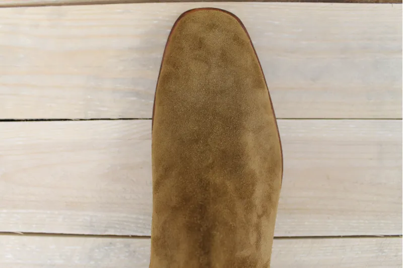 R.M.Williams Comfort Craftsman Suede Boots 9.5G - Mid Brown-5